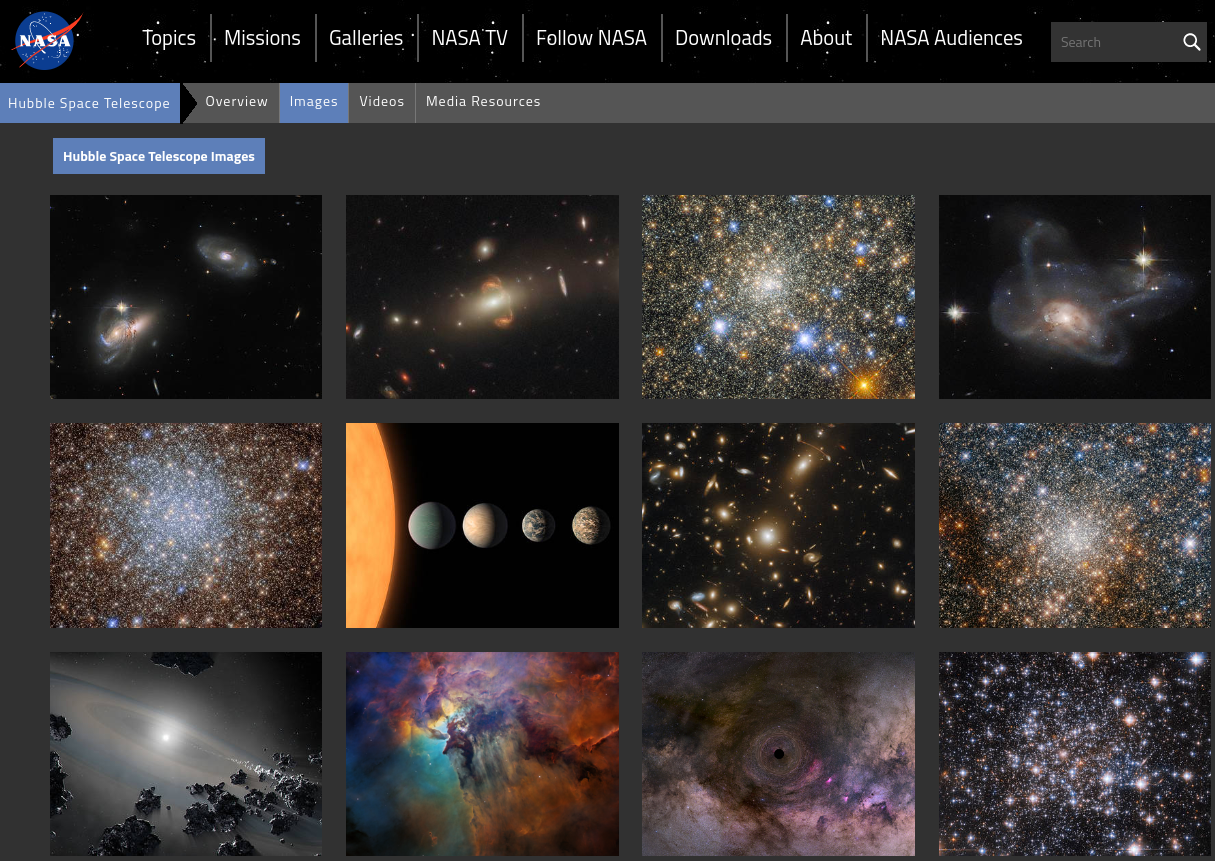 Hubble page